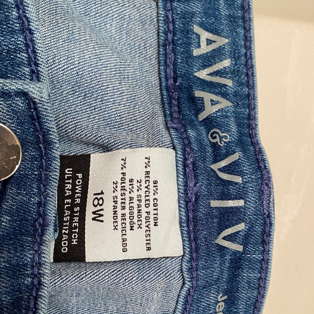 Ava&Viv Denim Jeggings - Picture 3 of 6